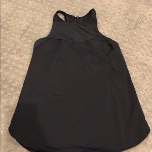 Lululemon black racer back top